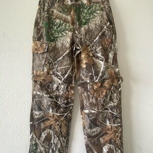 Magellan Outdoors Realtree-Style Camo Pants in Brown & Green